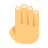 hand showing four fingers