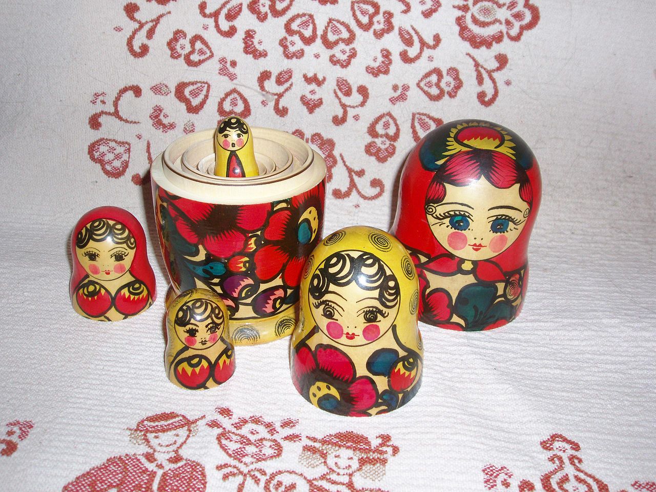 Russian matryoshka doll.